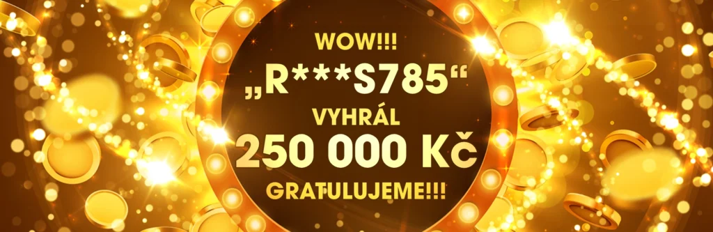 TOP výhra týdne: 250 000Kč v sérii her