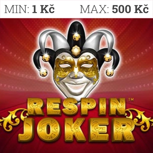 Online slot Respin Joker – logo casino automatu s maskou šaška