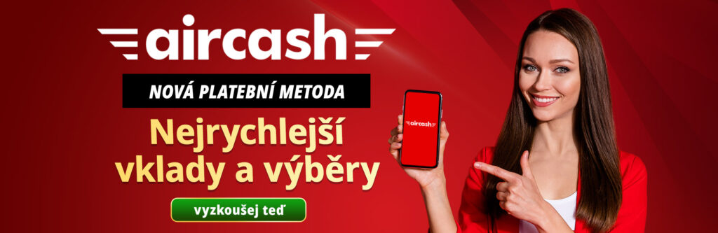 AirCash v MONACObet – rychlé vklady a výběry bez bankovního účtu